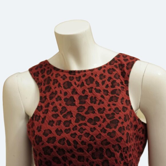 COPY - AX Paris Animal Print Knit Top - Picture 4 of 7
